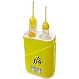 eモンズ お好み焼きスティック スティック調理器 【 でるでる棒 ファミリータイプ 】 家庭用 全自動 専用ブラシ 油混ぜ棒 お好み焼き串 卵焼きスティック スティックパンケーキ 串焼き