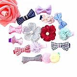 BIANHUAN ヘアピン ベビー ヘアクリップ ヘアアクセサリー 14点 カラフル ヘアバンドベビー 子供 髪飾り 髪留め 王冠 可愛い リボン ヘアアクセサリー 出産祝い ギフト キッズ 髪留め 