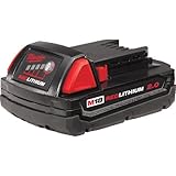 Milwaukee 48 – 11 – 1820 m18 18 V 2 AhリチウムイオンバッテリREDLITHIUM 2.0