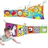 Infant Kid Baby Crib Gallery High-Contrast Development Puzzle Zoo Cloth Book Toy by BabyPrice
