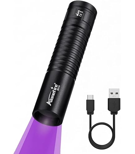 Amazon.co.jp: UV懐中電灯 鉱物 鑑定 波長365nm/395nm ブラックライト