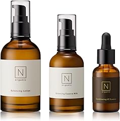 【3Stepでつるんともっちり肌】 N organic Basic スキンケアセット（化粧水 乳液 美容液） (約2ヶ月分) 保湿力 ハリ 乾燥肌 敏感肌 肌荒れ 柑橘系の香り エヌオーガニック