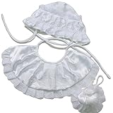 OP-mini セレモニー小物サテン花3品セット(フード、スタイ、お守り入れ) 26-50724