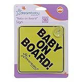 Dreambaby Baby On Board Sign (Yellow) by Dreambaby