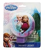 Purple Disney Frozen Anna and Elsa Plug In Night Light with Switch by Disney [並行輸入品]