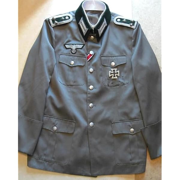 Amazon.co.jp: [ZQDM] shikumq ドイツ軍 軍服風赤ライヒスヘール型準