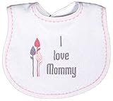 Raindrops I Love Mommy Embroidered Bib, Pink by Raindrops [並行輸入品]