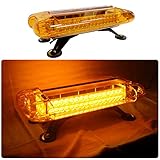 道路維持管理車両用 黄色灯 12V 24V LED回転灯 パトランプ ユニットタイプ【アンバー】 ストロボ ビーコン 警告灯 WB-836