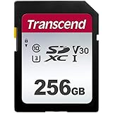 Transcend SDカード 256GB UHS-I Class10 ブラック(最大転送速度95MB/s) TS256GSDC300S