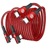 タイプc ケーブル L字【2本セット 1m】Sweguard USB C-C ケーブル【PD QC3.0対応60W急速充電】iPhone 16 15 充電cable 充電器アイフォン16 15/いphone15 16 pro Max, MacBook Pro/Air iPad Pro、Samsung Galaxy S24 S23 S22,Sony,Pixel等Type-c機種対応(赤)