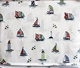 Boat House for Kids 3 Piece Twin Sheet Set Sale Boats Yachts Ligthhouses [並行輸入品]