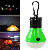 vibolaアウトドアポータブルHanging LEDキャンプテントライト電球釣りランタンlamprd グリーン Vibola®25