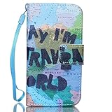 UNEXTATI iPhone 4 / 4s ケース 手帳型ケース カバー ウォレット型ケース 高品質 PUレザー 収納 耐衝撃 全面保護 Apple iPhone4ケース iPhone4s ケース 