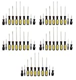 Stanley 60 – 100 10 Piece標準溝付きスクリュードライバーセット( 5パック)