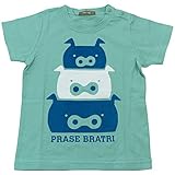 【H28年春夏物】 nico hrat(ニコフラート) 製品洗い加工済み 42/2天竺3匹のぶたTシャツ 110cm/SA NO.B-260101