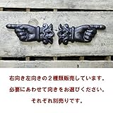Square sign "Left direction" 鉄製　案内表示　サインプレート　S355-93ABK