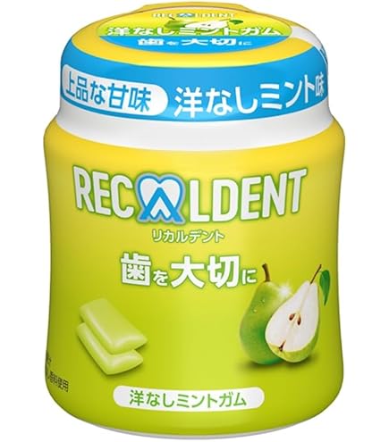 Amazon | リカルデント フルーツアソートガム アップル＆ピーチボトル