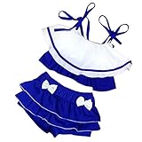 Mimoonkaka　水着 幼児 ガールズ プリント 水着入浴 ビキニ ブリーフ セット セーラー服 制服 衣装 水着 女の子 超可愛い　少女　おしゃれ 夏　秋　人気 激安 温泉 海水浴 水泳