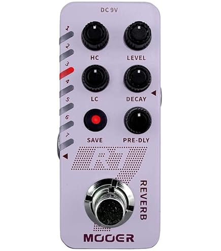 MOOER REVERB R7 X2 ギターエフェクター Amazon.com: MOOER R7 X2 Stereo Multi Reverb Pedal from Classic