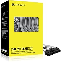 Corsair モジュラーケーブル セット ホワイト 10本 Amazon.com: Corsair Premium Individually Sleeved Type 4 Gen