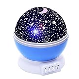 Ouomm ベッドサイドランプ プロジェクターランプ 多色変更可能 360度回転 ロマンチック雰囲気作り 夜間ライト 卓上スタンド 電池/USB給電