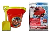 Disney Cars Sand Bucket and Shovel +ビーチボールセット