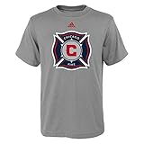 MLSキッズ&子供用Boys "チームロゴ" Short Sleeve Tee L グレイ