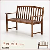 ベランダやバルコニー、庭・アウトドアに。Acacia 木製ベンチ
