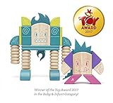 Tegu BEANS & TUMTUM Magnetic Wooden Block Set [並行輸入品]