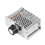 電圧レギュレータ 電圧コンバーター 速度コントローラー 4000W AC 220V 電圧電流調整可能 モータ速度制御 過熱保護 短絡保護機能 コンバーター 高精度 高効率 コンパクト