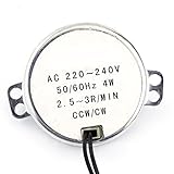同期モータ 電気モーターギヤードモータ 220-240V AC 4W CW / CCW(2.5-3RPM)