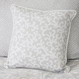 Caden Lane Vintage Taupe Vine Square Pillow by Caden Lane