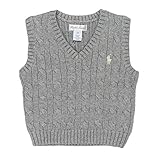 (ポロ ラルフローレン) POLO RALPH LAUREN ベビー 男の子 セーター ベスト Cable-Knit Cotton Sweater Vest アンドーバーヘザー Andover Hea