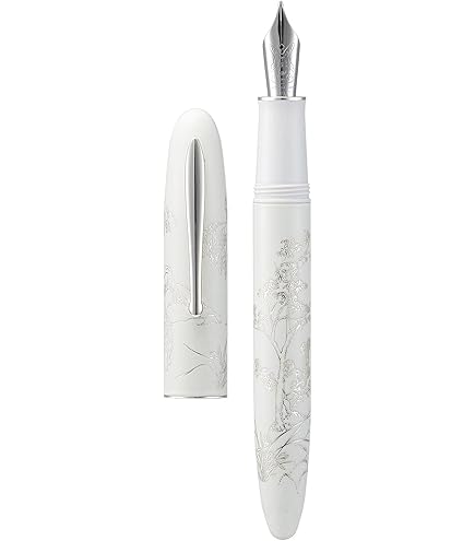 Amazon | Asvine Fuliwen 017 万年筆 グリーンマーブル 樹脂ペン 中字