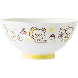 アサヒ興洋 リラックマ 茶碗 ホワイト 直径10.7cm×高さ5.3cm ご飯がくっつきにくい 日本製