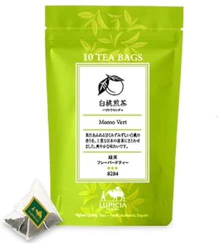 Amazon | LUPICIA(ルピシア) 白桃煎茶 50gパック(リーフ) 【8284