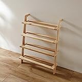 [ベルメゾン] パイン材 立て掛け シューズラック ナチュラル タイプ：Ａ