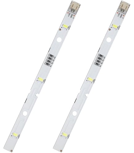 Produktbild von 1PC Gefrierschrank Kühlschrank LED Streifen Licht Bar Für