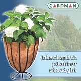 英国ガードマン（GARDMAN）　ブラックスミス　プランター　ストレート【ヤシマット付き】