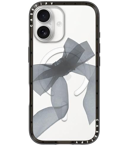 Casetify iPhone17 MagSafe クリアケース　リボン 楽天市場】iP17対応【公式】グレースリボン MagSafe クリアiPhone
