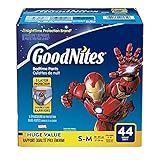 GoodNites 男の子のための就寝用パンツ/ Bedtime Pants for Boys - 鉄人/Iron Man Size S/M only [並行輸入品]