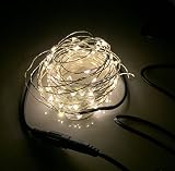 LED String Lights Silver Wire Lights, Leadpo Waterproof Starry String Lights, Decor Rope Lights for 