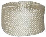 T.W. Evans Cordage 32-055 .625 in. x 100 ft. Twisted Nylon Rope Coilette