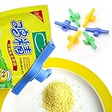 katoot @ランダムカラー食品バッグクリップシールpourストレージ食品シールクリップクランプEffect with Large Dischargeノズルforストレージ食品1pcs