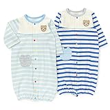 Piccolo(ピッコロ) ベンリードレス (50～70cm) キムラタンの子供服 (34051-171a) ブルー 50～70