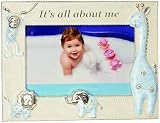 Carson Home Accents Photo Frame All About Me, Blue [並行輸入品]