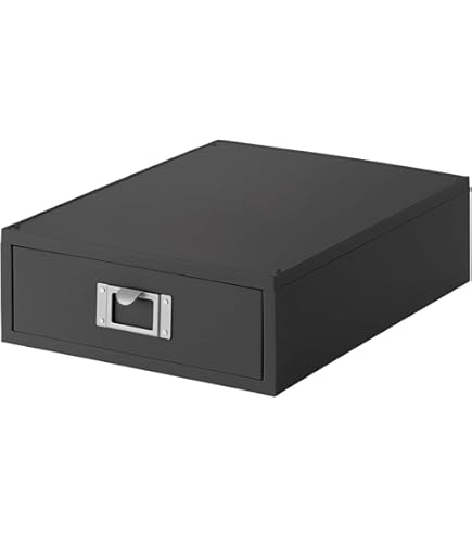 Amazon | セキセイ ボックス(図面函) A4 黒 T-280 | 書類トレー