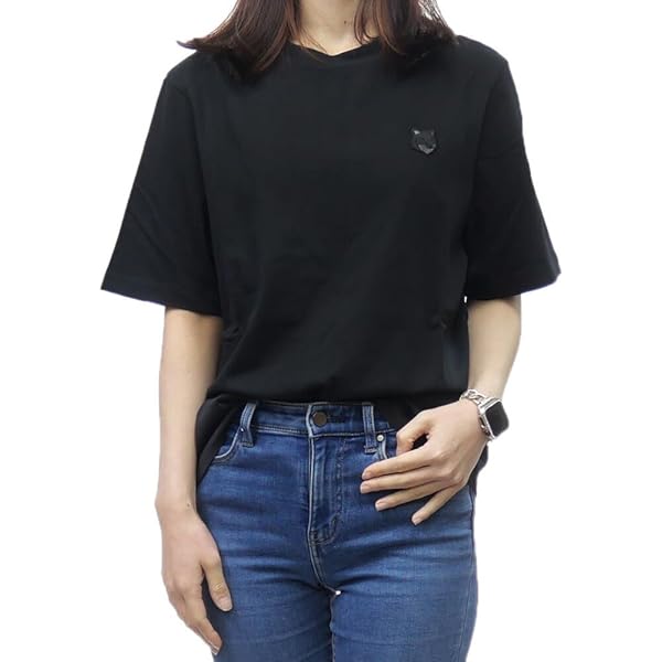 Amazon | メゾンキツネ Maison kitsune Tシャツ BOLD FOX HEAD