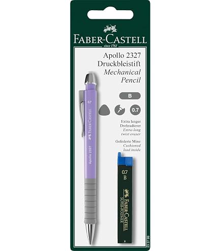 Faber-Castell DS138131 Ambition Pear Wood Twist Pencil with Chrome Metal Tip, 0.7mm, Reddish Brown Faber-Castell DS138131 Ambition Pear Wood Twist Pencil with Chrome Metal Tip, 0.7mm, Reddish Brown