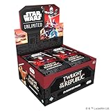 アスモデ スター・ウォーズ:アンリミテッドTCG トワイライト・オブ・ザ・リパブリック ブースターディスプレイ (ブースターパック24個セット) - トレーディングカードゲーム 子供&大人向け 対象年齢12歳以上、2人以上プレイ、20分プレイ時間